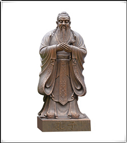 3米孔子銅像