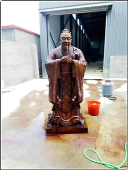 室外雙手合十孔子鑄造廠(chǎng)家