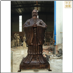 校園孔圣人銅雕塑